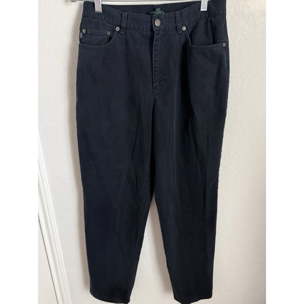 Vintage Lauren Jeans Co Ralph Lauren Black High Rise Mom Jeans Women’s Size 10